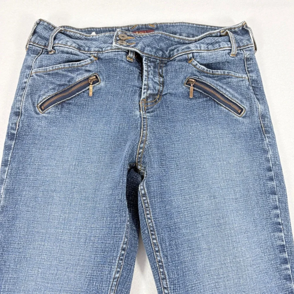 Y2K 90s LEI Flare Jeans Womens Size 11 Low Rise 29x29 FLAW‎